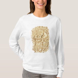 Goldplatte mit "kurzer" Etruscan Aufschrift, von T-Shirt