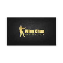 Goldplattierter Wing Chun Instructor
