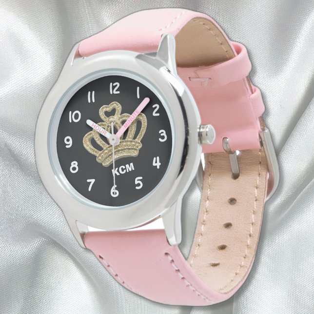 Goldprinzessin Crown Girl's Watch Armbanduhr (Von Creator hochgeladen)