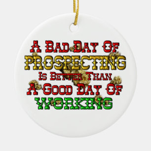 Goldprospektierung Keramikornament