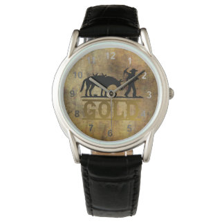 Goldprospektor. Armbanduhr