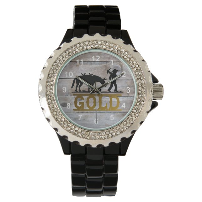Goldprospektor. Armbanduhr (Vorderseite)