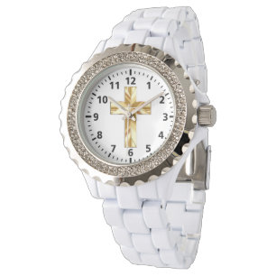 Goldqueres kundenspezifisches diamante de armbanduhr