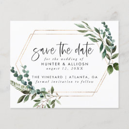Goldrahmen für den Haushalt Save the Date