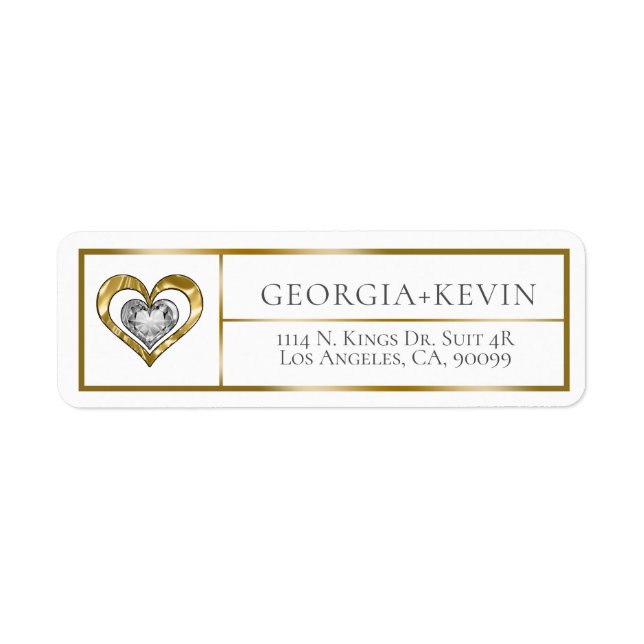Goldrahmen mit Gold & Diamanten (Vorne)