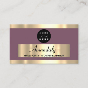 Goldrahmen Mode Beautique Shop Elegant Visitenkarte