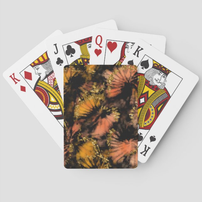 Goldratter Schmetterling-Deck Spielkarten (Rückseite)