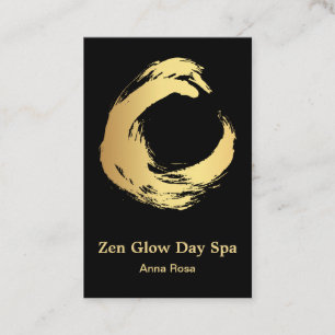 *~* Goldrausch Abstrakt Reiki Wellness-Center Medi Visitenkarte