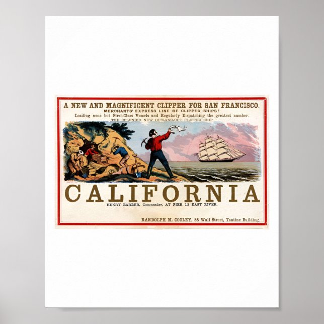 Goldrausch California Poster (Vorne)
