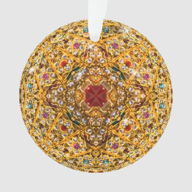 Goldrausch Ornament (Vorderseite)