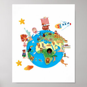Goldrausch-Plakat Poster