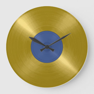 GoldRekordalbum Große Wanduhr