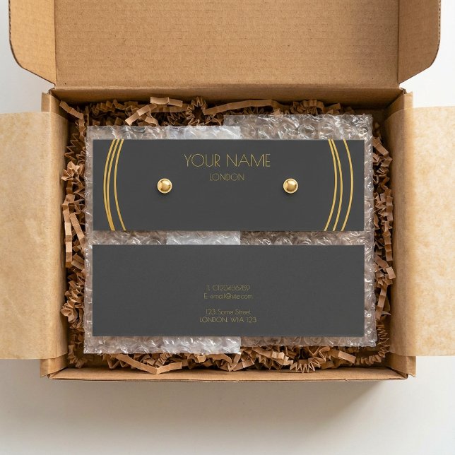 Goldring Ohrsichtkarte (Gold rings earring display card)