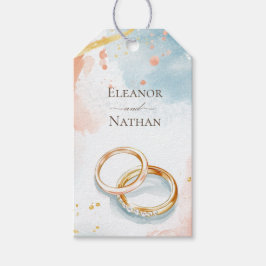 Goldrings Frühlingshochzeit Geschenkanhänger