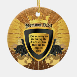 Goldrömer-8:14, Söhne des Gottes Keramikornament