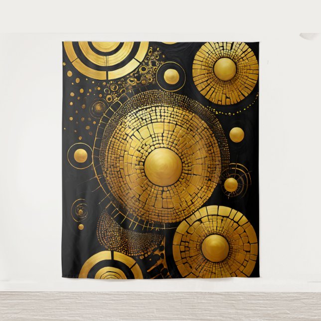 GoldRush 1-Tapestry Wandteppich (Vorderseite)