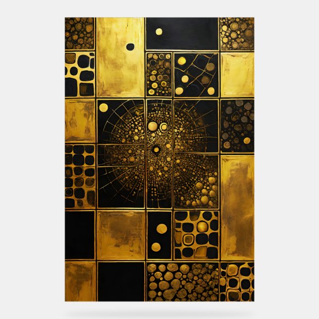 GoldRush 6 Akryllisches Zeichen Acrylschild (Vorderseite)