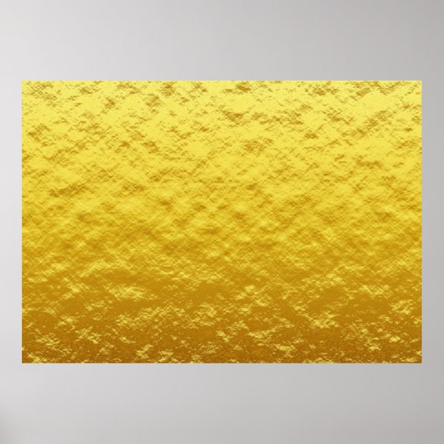 Goldschablone für Textur-Hintergrund Poster (Vorne)