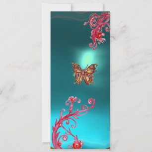 GOLDSCHALTER AQUAMARIN AQUA BLUE GEMSTONE EINLADUNG