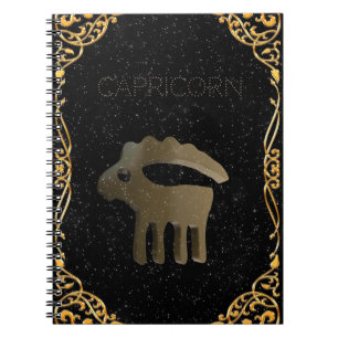 Goldschild Notizblock