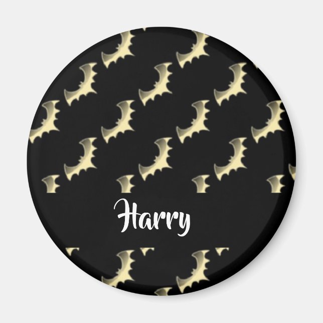 Goldschläger auf schwarz magnet (Vorne)