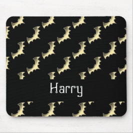 Goldschläger auf schwarz mousepad