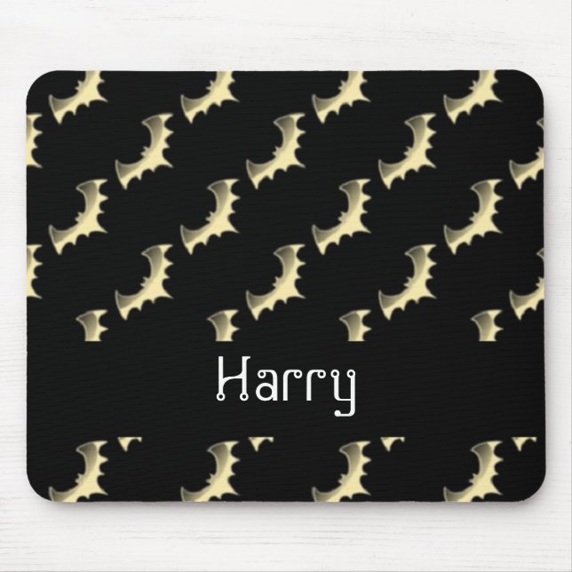 Goldschläger auf schwarz mousepad (Vorne)