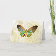 *~* Goldschmetterling Gold Glitzer Weiß