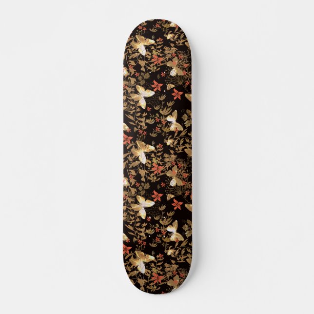 Goldschmetterling Skateboard (Vorne)