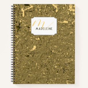 Goldschmiedekunst Mit Monogramm Girly School Notizbuch