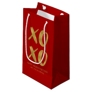 Goldschmiedetts XOXO Valentine Geschenktasche Kleine Geschenktüte