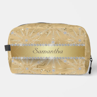 Goldschneeflocke mit Sparkle Diamant Individuelle Waschbeutel