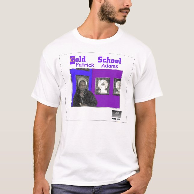 GOLDschulet-shirt Patrick Adams T-Shirt (Vorderseite)
