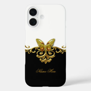 GoldSchwarz-weißer Schmetterling title_seo2