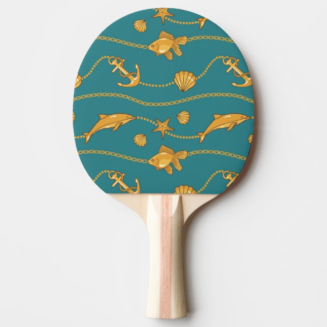 Goldseemuster Tischtennis Schläger (Vorderseite)