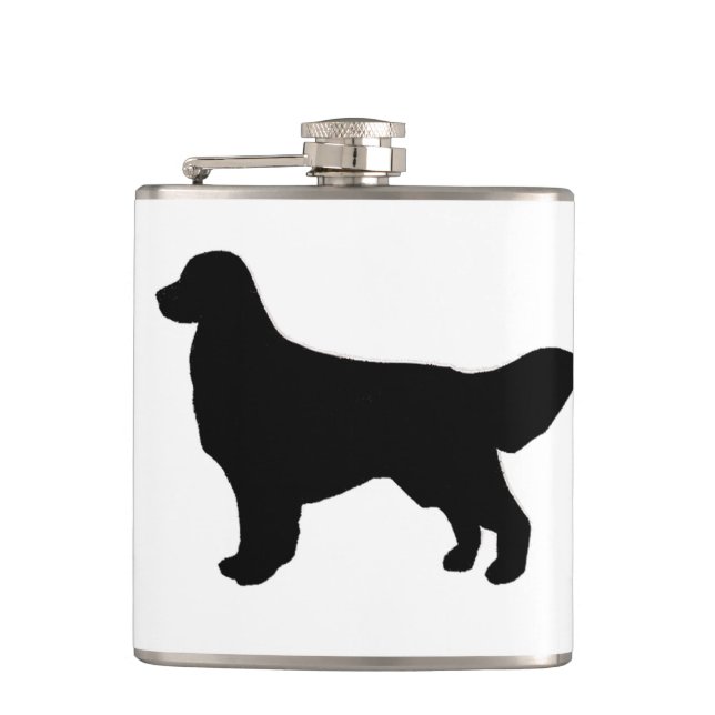 Goldsilber Flachmann (Vorderseite)