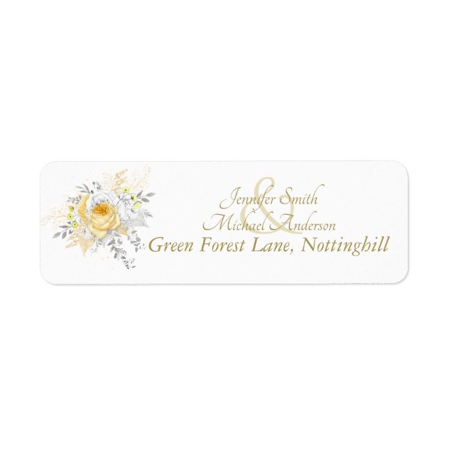 Goldsilber-ROSE Bouquet Return (Vorne)