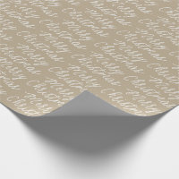 GOLDskript-FROHE WEIHNACHT-PACKPAPIER