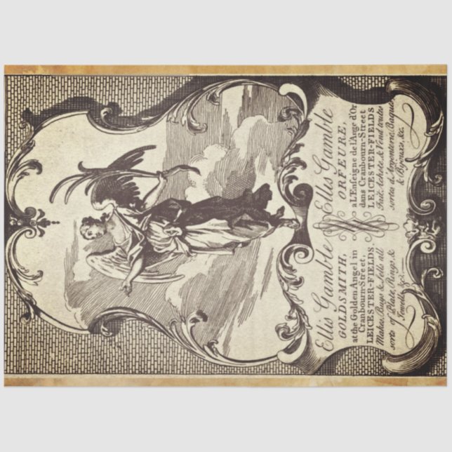 Goldsmith-Möbeldekus Seidenpapier (Vorderseite)