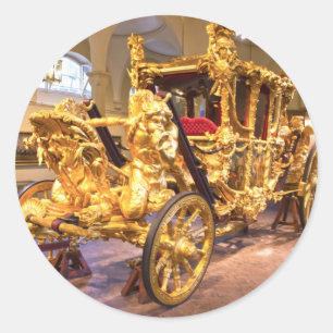 GoldStaats-Trainer London Runder Aufkleber