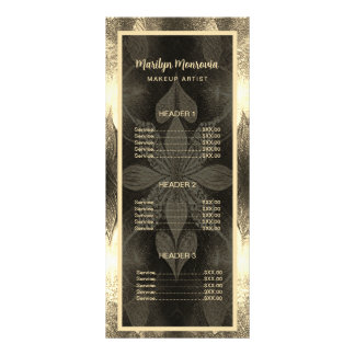 Goldstar Beauty Salon Werbekarte