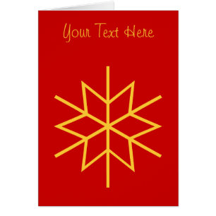 Goldstar Grafik Rote Weihnachten