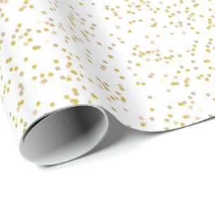 Goldstaub-Konfetti-Geschenkpapier Geschenkpapier