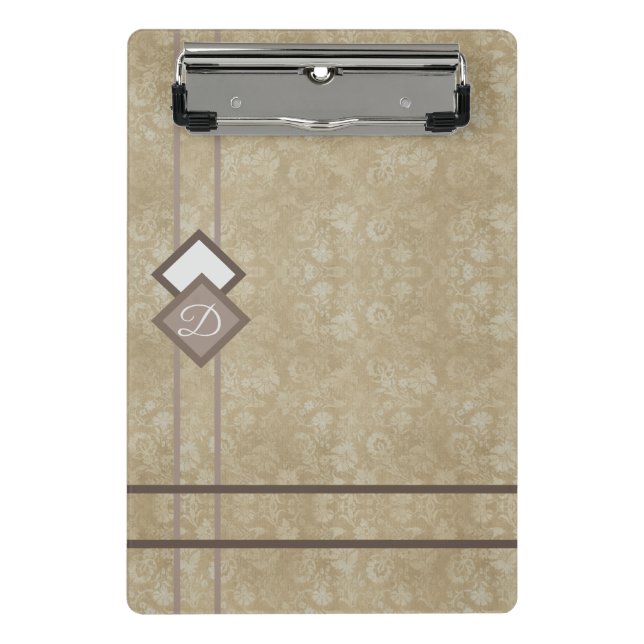 Goldstaube Mini Klemmbrett (Vorderseite)