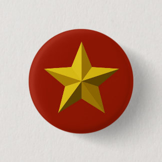 Goldstern-Abzeichen, goldenes Stern-Abzeichen, Button
