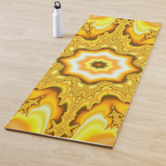 Goldstern-Fraktal Yogamatte (Beispiel)