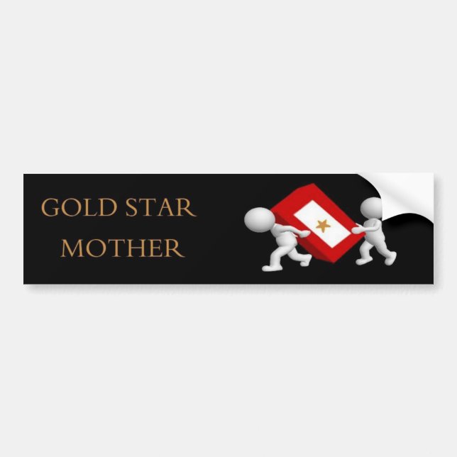 Goldstern-Mutter Autoaufkleber (Vorne)
