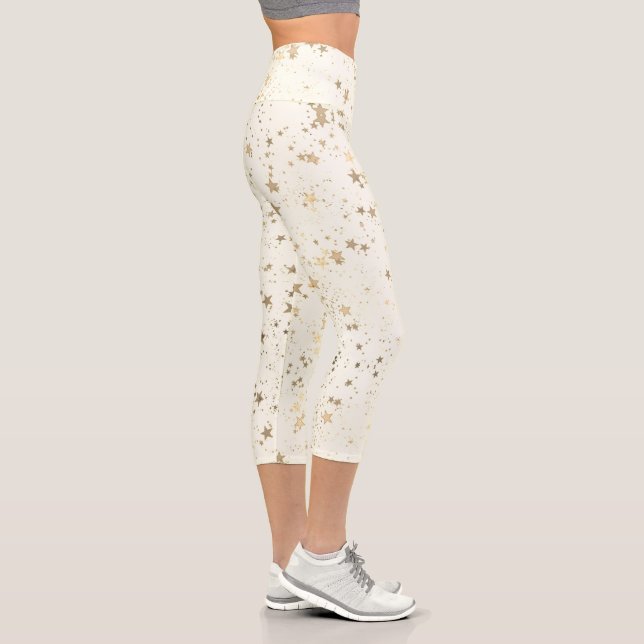 Goldsterne Capri Leggings (Rechts)