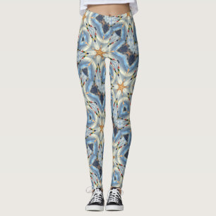 Goldsterne kosmischer Swirt Leggings