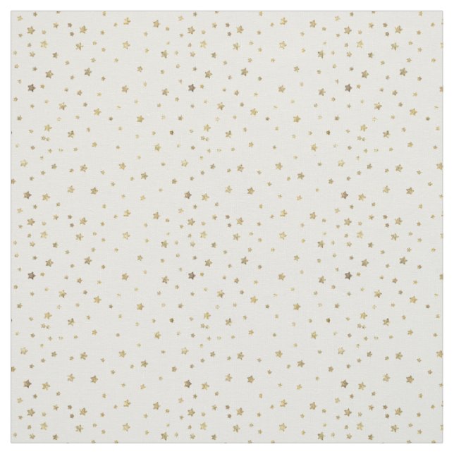 Goldsterne Stoff (Muster)